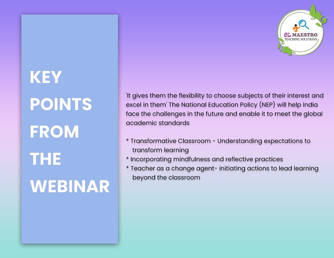 Webinars & Seminars