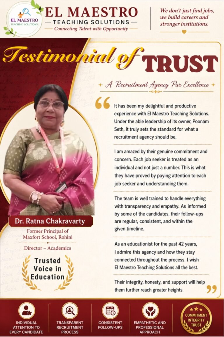 Where Trust Meets Talent — El Maestro Teaching Solutions